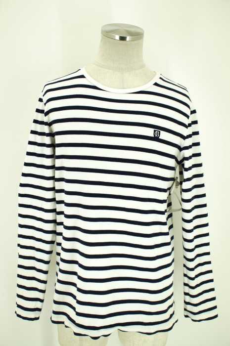 BLACK LABEL CRESTBRIDGE (ブラックレーベル クレストブリッジ) ボーダーロングTシャツ メンズ トップス