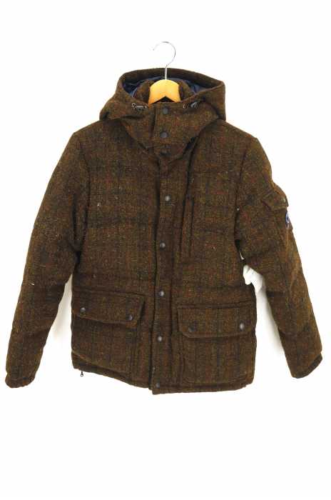 FIDELITY × HARRIS TWEED（フィデリティー ハリスツイード） ツイードチェックダウンジャケット メンズ アウター