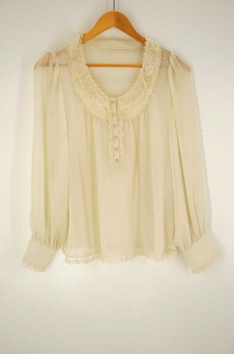 franche lippee (フランシュリッペ) プルオーバーレースブラウス レディース トップス