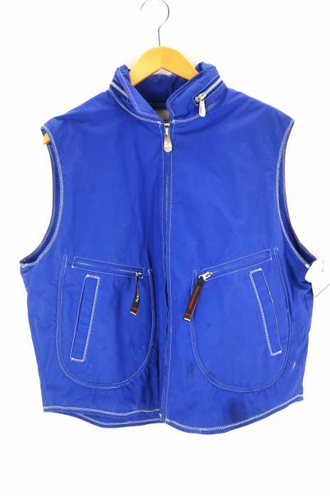 NAUTICA (ノーティカ) バック刺繍ジップベスト メンズ トップス