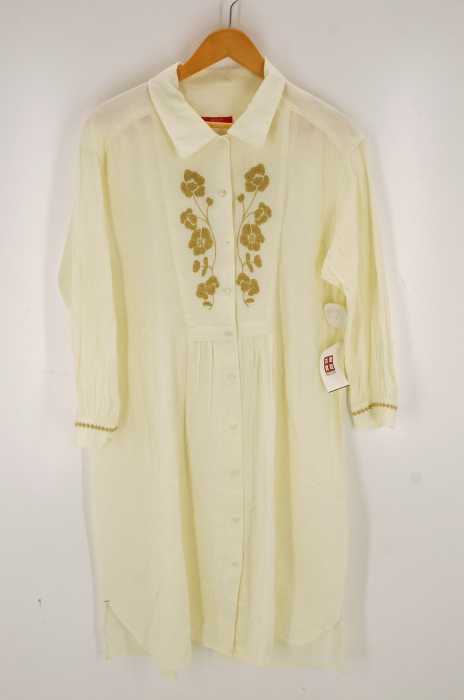 Pou Dou Dou プードゥドゥ 刺繍入りシャツワンピース レディース ワンピース ブランド古着買取販売バズストア