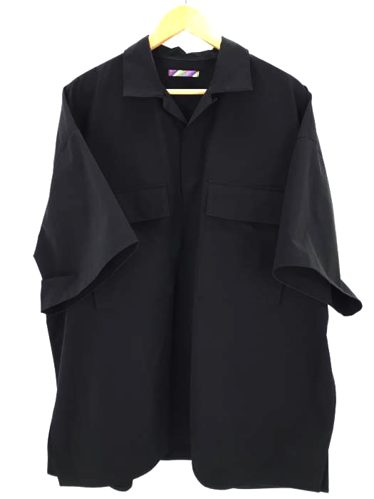 is-ness（イズネス） SLIT SHORT SLEEVE SHIRT メンズ トップス