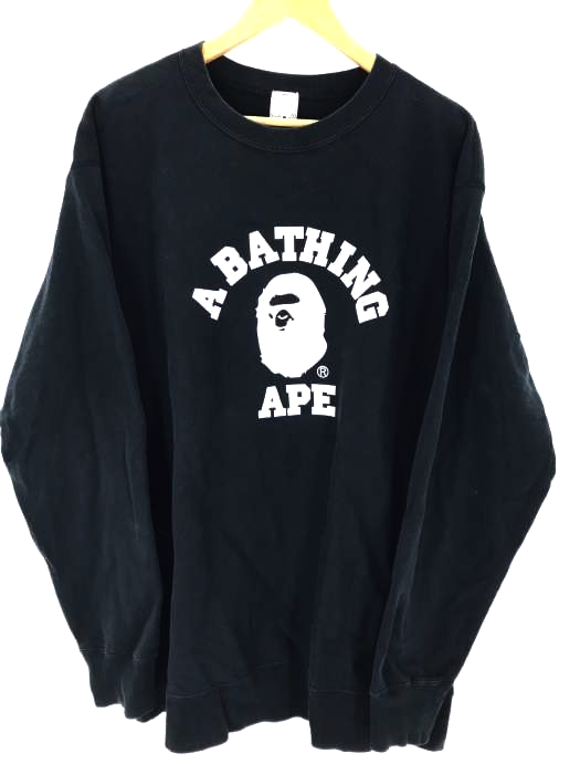 A BATHING APE（アベイシングエイプ） ロゴプリントスウェット メンズ トップス