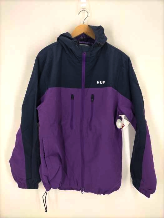 HUF（ハフ） ロゴプリントナイロンジップジャケット メンズ アウター