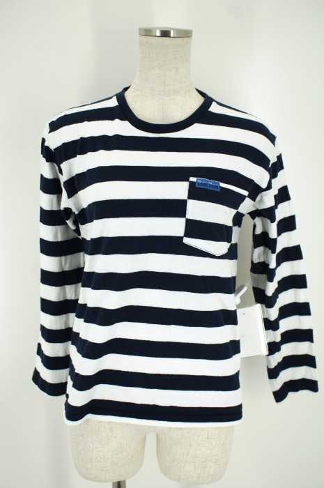 FRUIT OF THE LOOM×BLUBLUE (フルーツオブザルーム×ブルーブルー) ボーダーカットソー レディース トップス