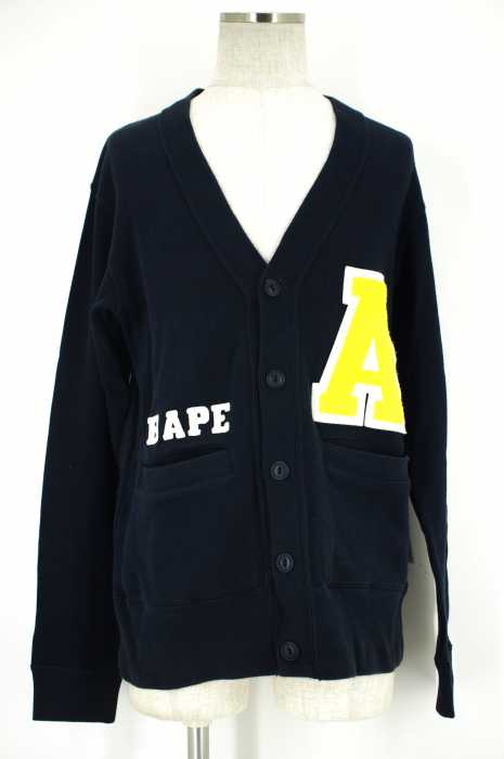 A BATHING APE (アベイシングエイプ) ワッペンカーディガン メンズ トップス