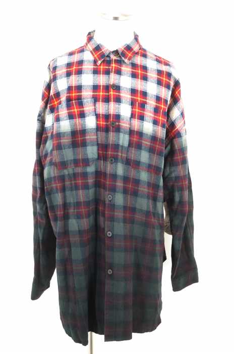 Danke Schon （ダンケシェーン） Gradation Check Shirts グラデーションチェックシャツ メンズ トップス