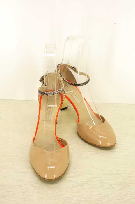 STELLA McCARTNEY（ステラマッカートニー） パイソン型押し切替ヒールパンプス レディース シューズ
