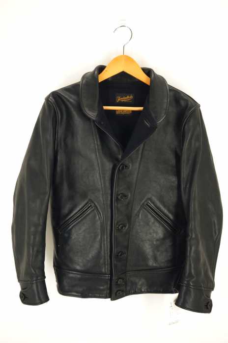 TENDERLOIN (テンダーロイン) T-HIDE HORSE HIDE レザー ラウンドカラー ホースハイド ショールカラー メンズ アウター