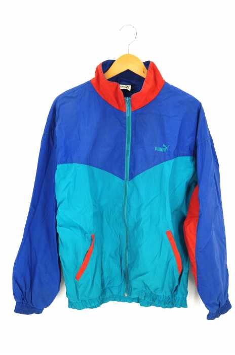 PUMA(プーマ) 80~90S 切替 ジップアップ スタンドカラー メンズ アウター