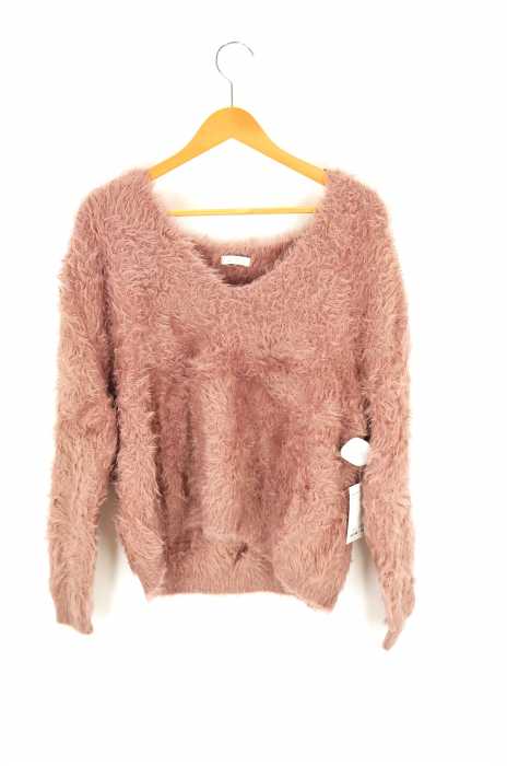 Loungedress(ラウンジドレス) モヘヤ調アクリルニット レディース トップス