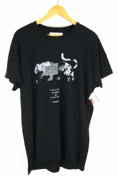 DIET BUTCHER SLIM SKIN(ダイエットブッチャースリムスキン) 18AW Drop-shoulder PANTHER collage printe メンズ トップス