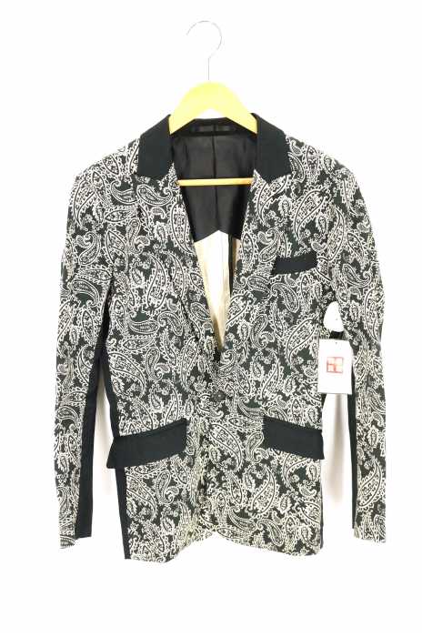 NO ID.（ノーアイディ） BLKペイズリーストレッチチェンジング1B-JKT メンズ アウター