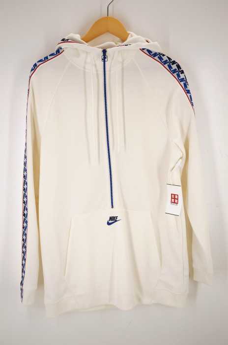 NIKE (ナイキ) TAPED POLY HALF ZIP HOODY メンズ トップス