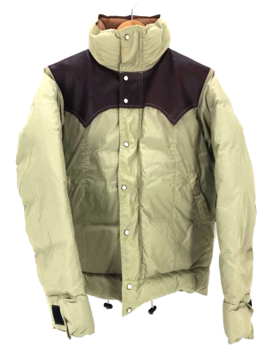 Rocky Mountain FeatherBed（ロッキーマウンテンフェザーベッド） ショルダーレザーダウンジャケット メンズ アウター