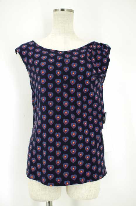 Marc by Marc Jacobs （マークバイマークジェイコブス） S/Sハート総柄Tシャツ レディース トップス