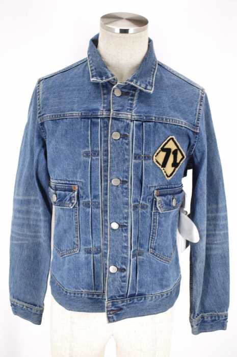 Schott （ショット） バックワッペン付きデニムジャケット メンズ アウター