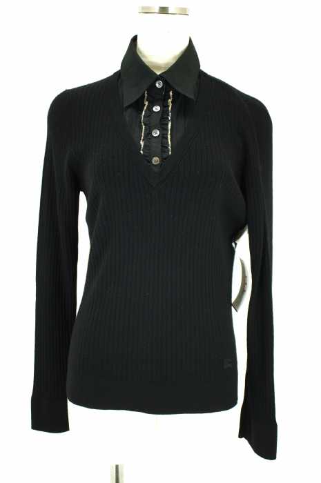 BURBERRY LONDON (バーバリーロンドン) フェイクレイヤードセーター レディース トップス