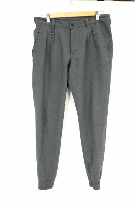 uniform experiment （ユニフォームエクスペリメント） 2 TUCK SHIRRING PANT　2タックシュリンクパンツ　裾リブスラックスパンツ メンズ パンツ