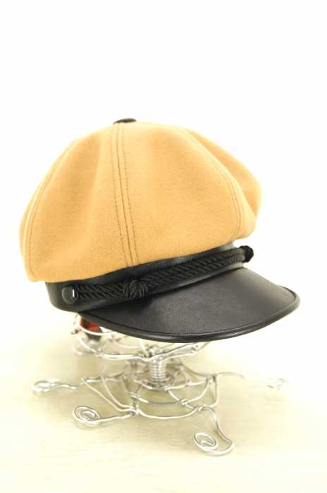 NEW YORK HAT（ニューヨークハット） レザー ウール 切替 メンズ 帽子