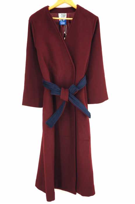 MARTE （マルテ） Bi Color Belt Gown ベルト付ガウンコート レディース アウター