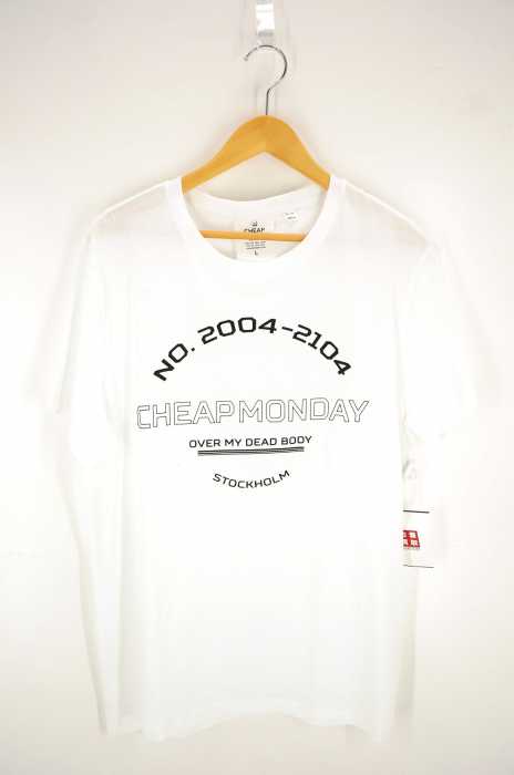 CHEAP MONDAY  （チープマンデー） プリント半袖Tシャツ メンズ トップス