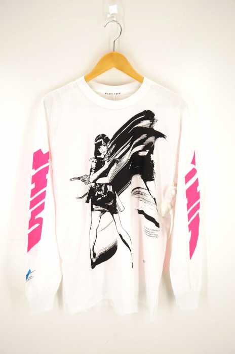 FLAGSTUFF(フラッグスタッフ) Dream and reality L/S Tee 1 メンズ トップス