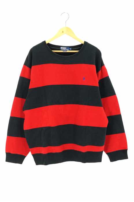 Polo by RALPH LAUREN （ポロバイラルフローレン） ビックボーダートレーナー メンズ トップス