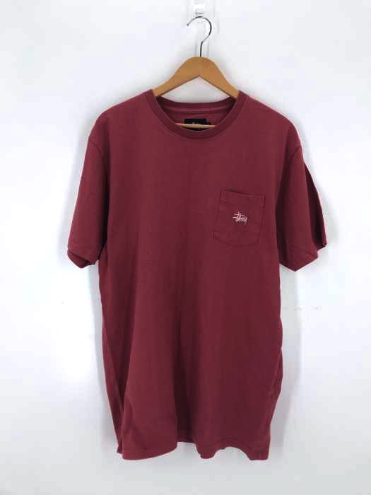 Stussy（ステューシー） ポケットロゴ刺繍Tシャツ メンズ トップス