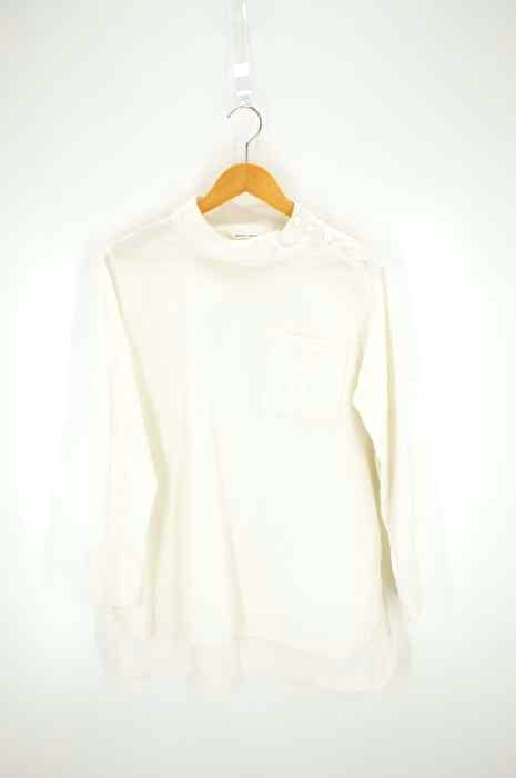 ateliernaruse（アトリエナルセ） coton linen mock-neck smock blouse レディース トップス