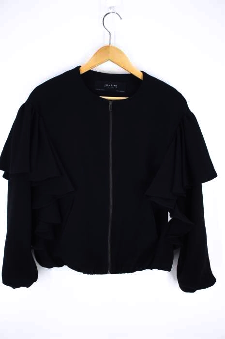 ZARA BASIC（ザラベーシック） フリルブルゾン レディース