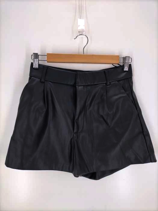 ZARA(ザラ) フェイクレザーショートパンツ レディース パンツ