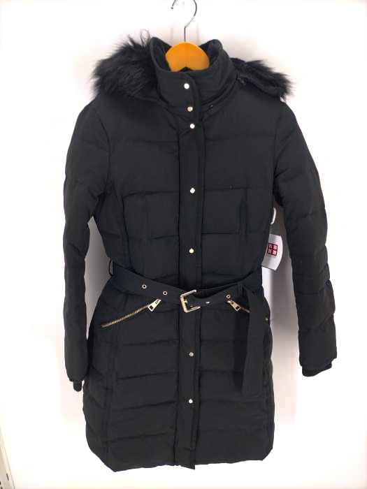 ZARA BASIC(ザラベーシック) 中綿フーデッドコート レディース アウター