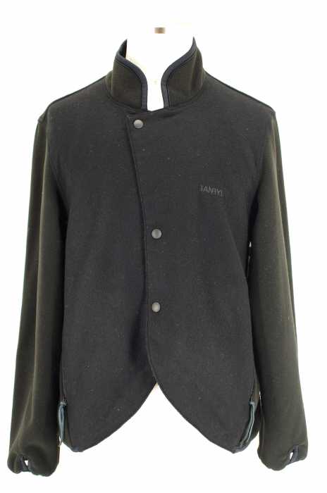 COMME des GARCONS×GANRYU （コムデギャルソンガンリュウ） AD2013 レーヨンフリーススナップジャケット メンズ アウター