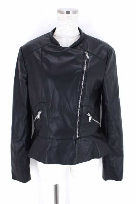 ZARA TRF （ザラティーアールエフ） フェイクレザージャケット レディース アウター