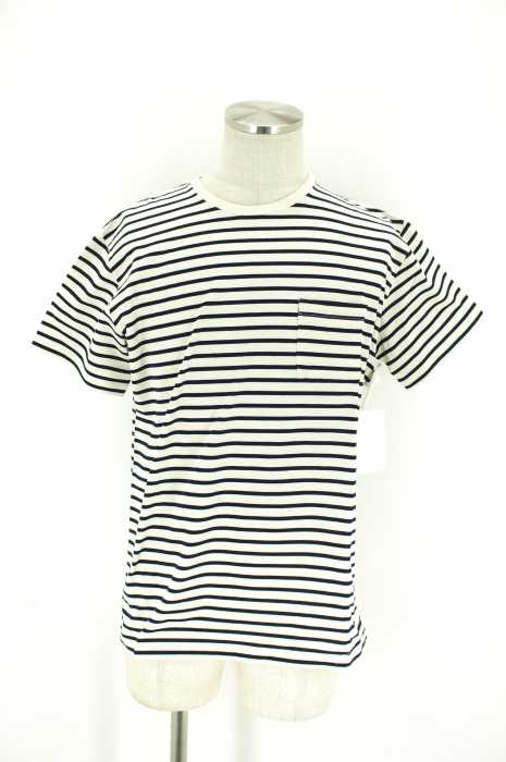 Mr. GENTLEMAN(ミスタージェントルマン) バックプリント フレームボーダーTシャツ メンズ トップス