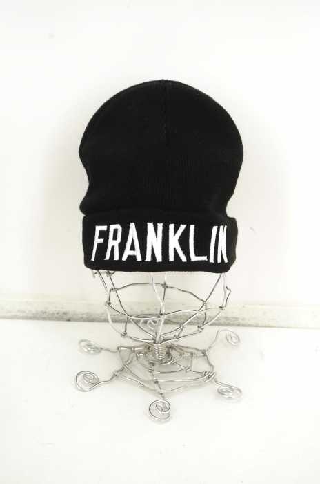 FRANKLIN&MARSHALL （フランクリンマーシャル） ロゴ刺繍ニアクリルニットキャップ メンズ 帽子