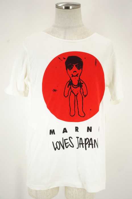 MARNI （マルニ） プリントTシャツ LOVES JAPAN メンズ トップス