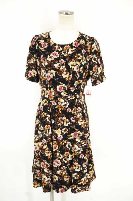 Aylesbury アリスバーリー フラワーptバックサテンワンピース 花柄ワンピース レディース ワンピース ブランド古着買取販売バズストア