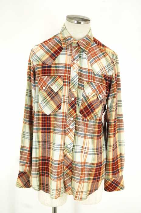 Engineered Garments （エンジニアードガーメンツ） 多ボタンチェック柄ウエスタンネルシャツ メンズ トップス