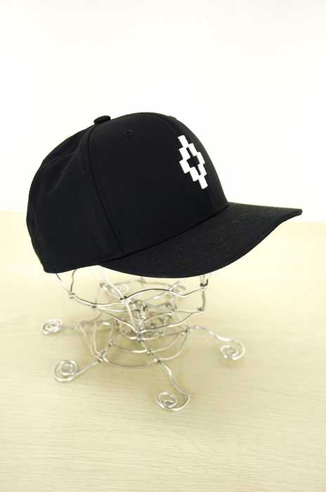 MARCELO BURLON （マルセロバーロン） 17SS STARTER WHITECRUZ CAP スナップバック 刺繍 メンズ 帽子