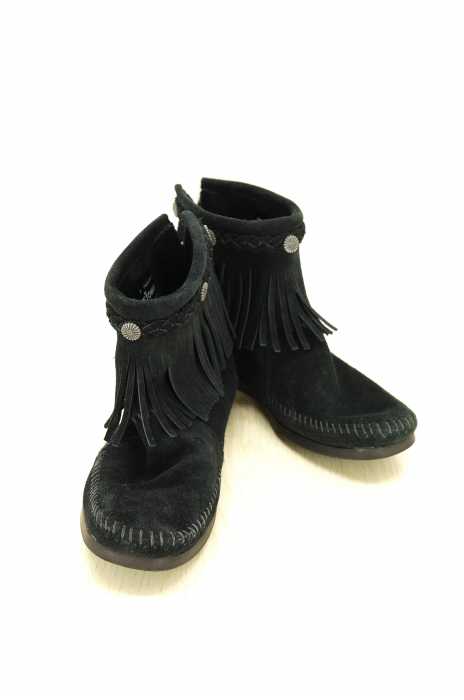 Minnetonka （ミネトンカ） コンチョ フリンジ モカシン ブーツ レディース シューズ