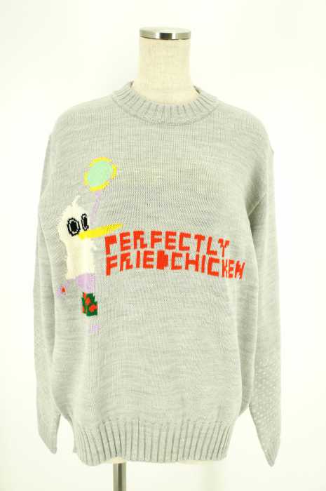 NOZOMI ISHIGURO tambourine (ノゾミイシグロタンバリン) 14AW PERFECTLY FRIEDCHICKEN ニット セーター レディース トップス