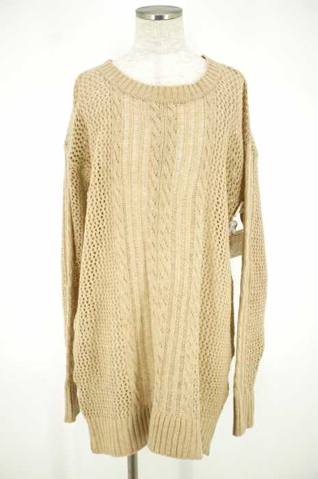 NOZOMI ISHIGURO (ノゾミイシグロ) 14AW メッシュ編みロングニットプルオーバー メンズ トップス