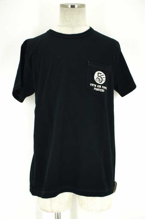 BUZZ RICKSONS（バズリクソンズ） FIFTH AIR FORCE FIGHTERS ポケットTシャツ メンズ トップス
