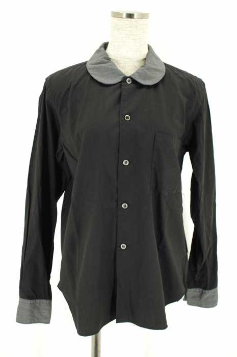 BLACK COMME des GARCONS （ブラックコムデギャルソン） AD2012　ラウンドカラーシャツ レディース トップス