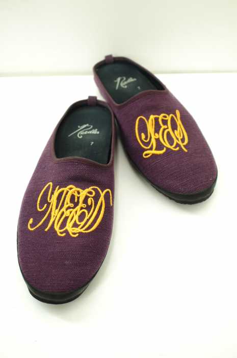 Needles （ニードルス） 17SS リネンキャンバスミュール メンズ シューズ