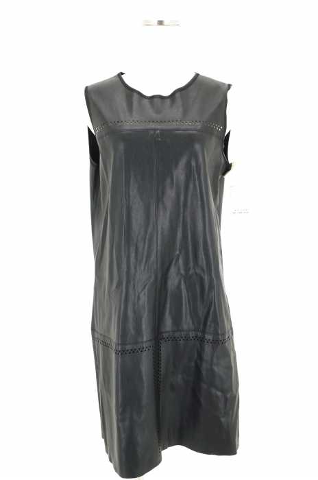 ZARA BASIC （ザラベーシック） フェイクレザーパンチングワンピース レディース ワンピース