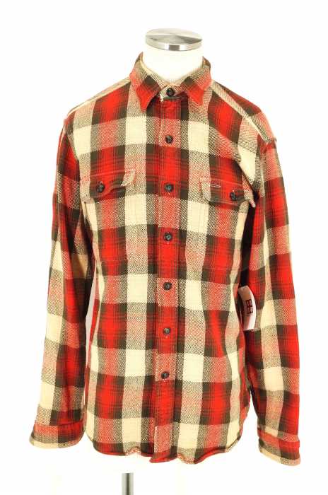 RRL RALPH LAUREN （ダブルアールエル ラルフローレン） ヘビーコットンネルシャツ メンズ トップス