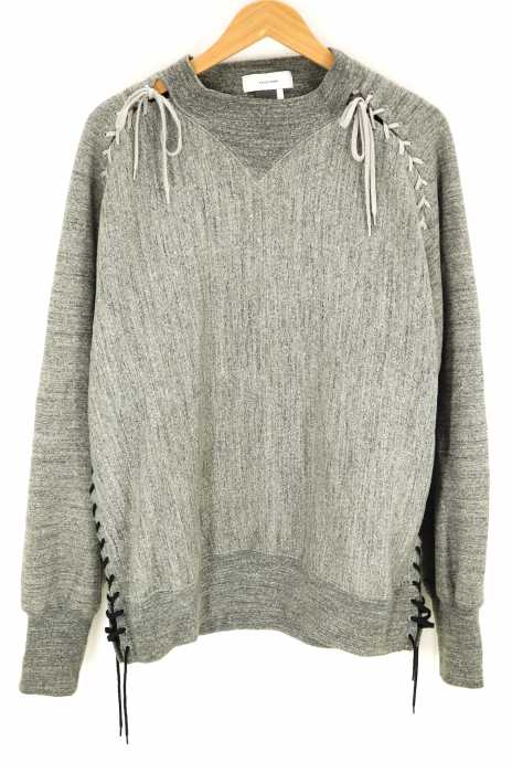 FACETASM レースアップタンクトップ FACETASM（ファセッタズム） TIED UP SWEAT SHIRT レースアップ メンズ